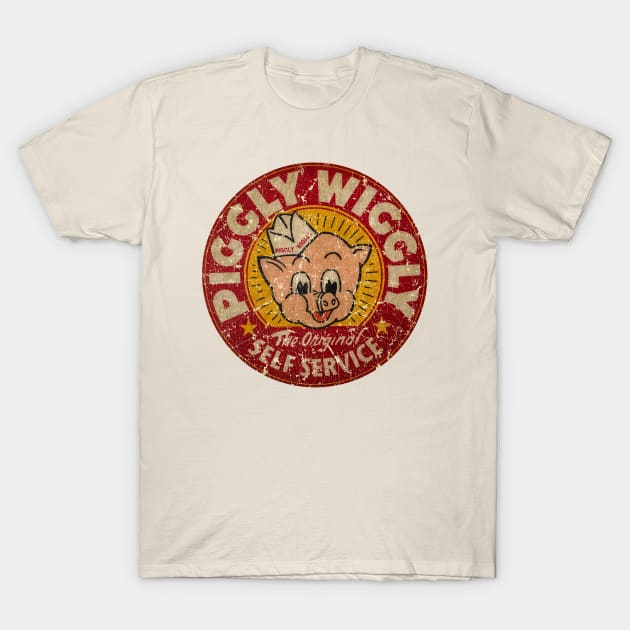 Vintage Red Piggly Wiggly T-Shirt by Jacob.Manfred